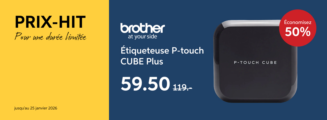Brother étiqueteuse P-touch CUBE Plus PT-P710BT