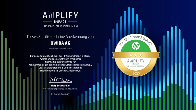 HP Zertifikat OWIBA AG