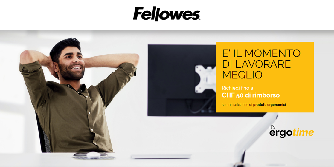 Fellowes Ergonomie Cashback