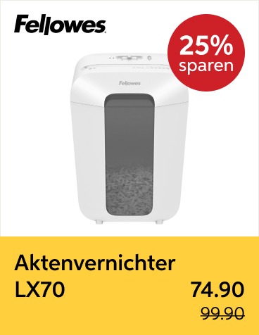 Fellowes Aktenvernichter LX70