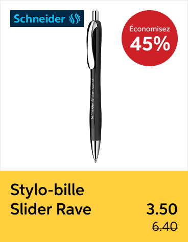  Schneider stylo-bille Slider Rave Black Edition