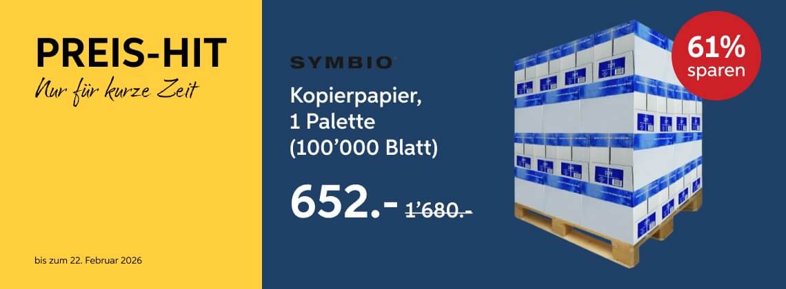 Symbio Kopierpapier, A4, 80 g/m²