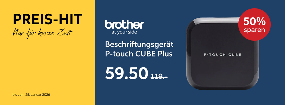Brother P-Touch Cube Plus Beschriftungsgerät
