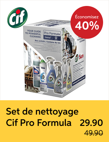 Set de nettoyage Cif Pro Formula, 6 pièces