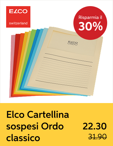 Elco Cartellina sospesi Ordo classico stampata, A4 10 x 10 pezzi