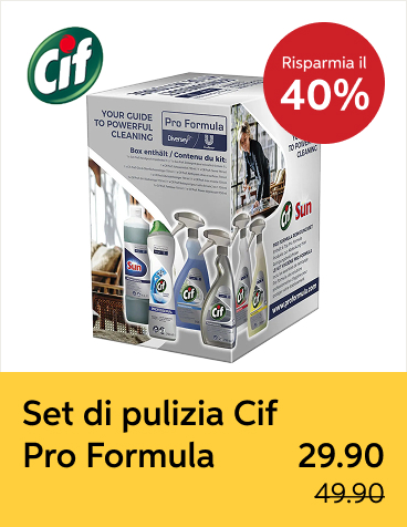Set di pulizia Cif Pro Formula, 6 pezzi