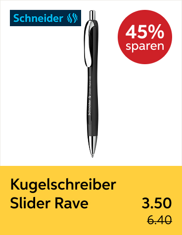 Schneider Kugelschreiber Slider Rave Black Edition
