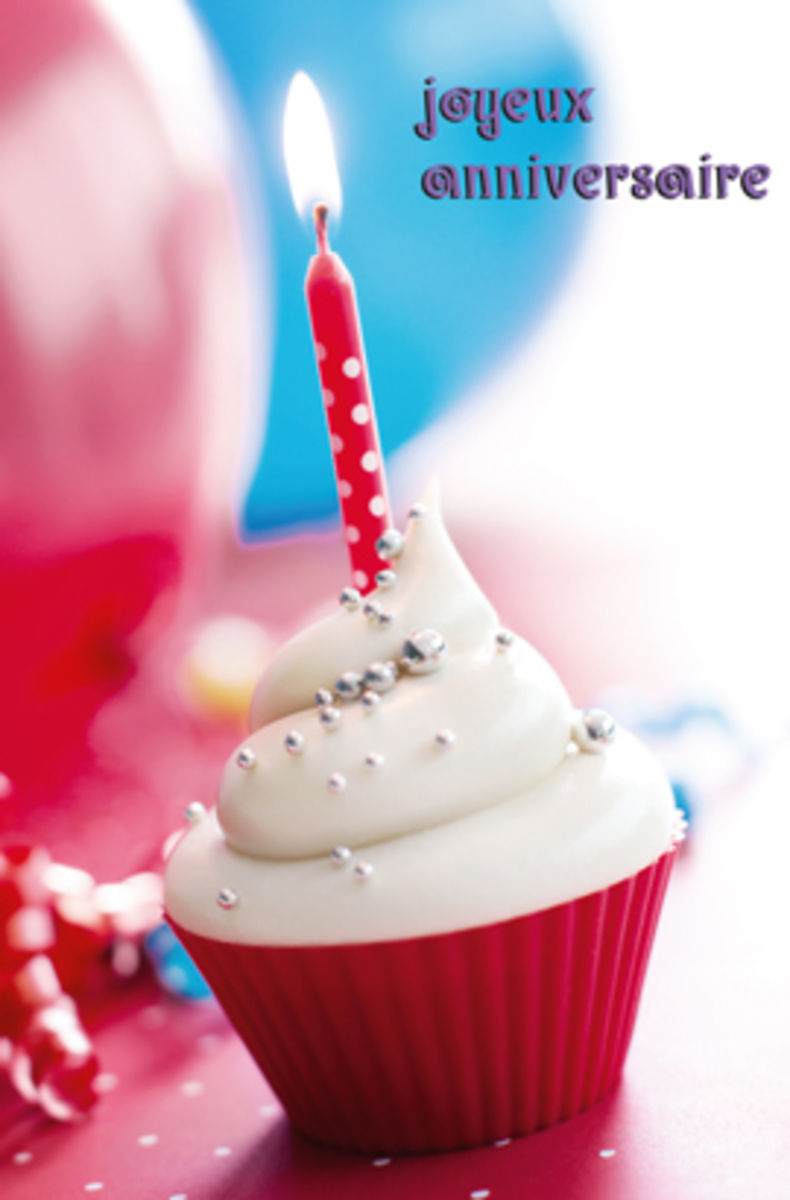Natur Verlag Carte D Anniversaire Tartelette Avec Bougie 12 2 X 17 5 Cm Francais