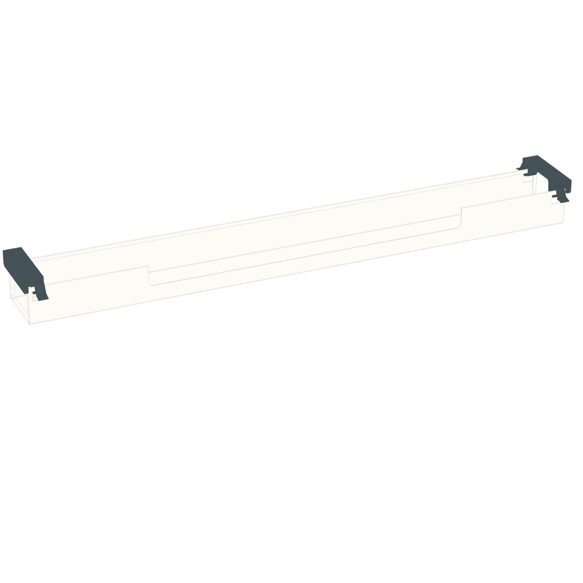Haworth Kabelkanal Fur Tischbreite 160 Cm Weiss