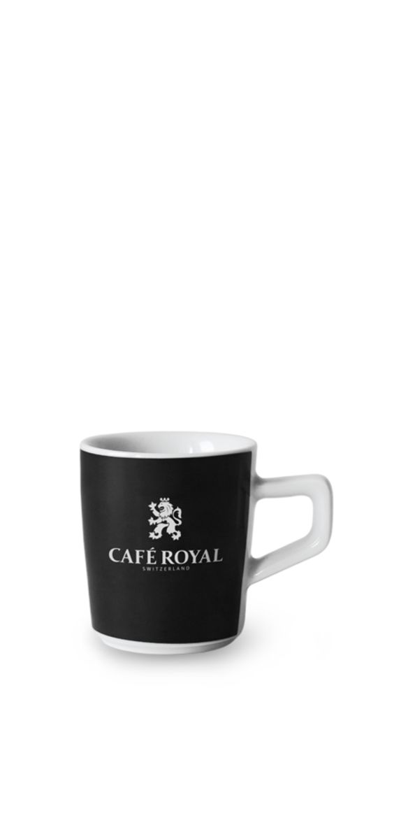 Cafe Royal Espresso Tasse 9 Cl Schwarz 6 Stuck
