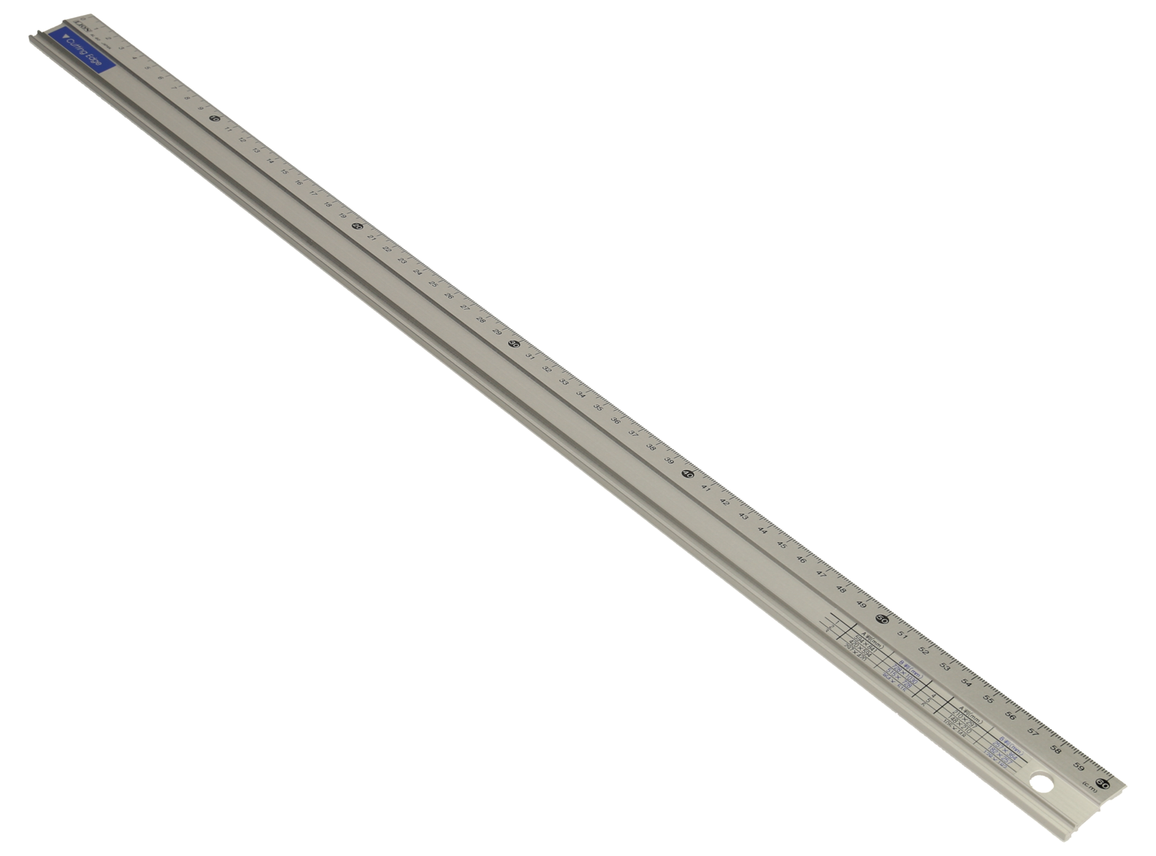 Arda règle plate, profil en aluminium 18250 50cm