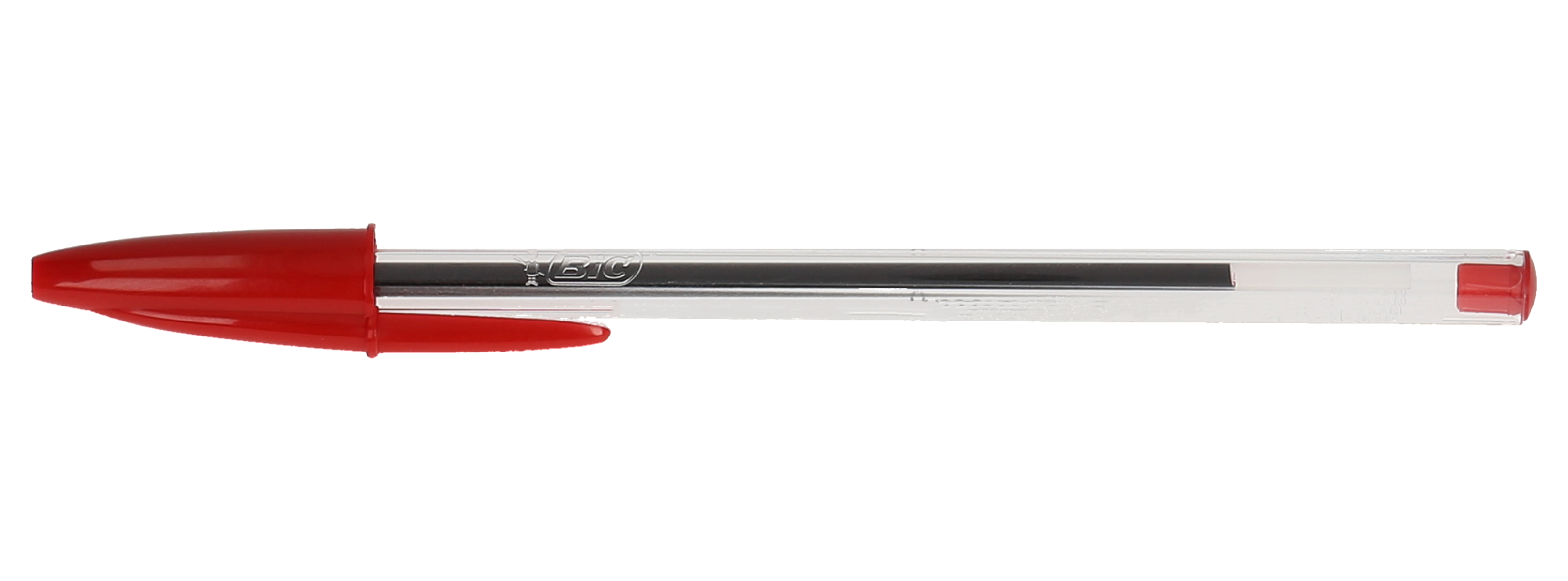 Bic Stylo-bille Cristal, rouge / transparent