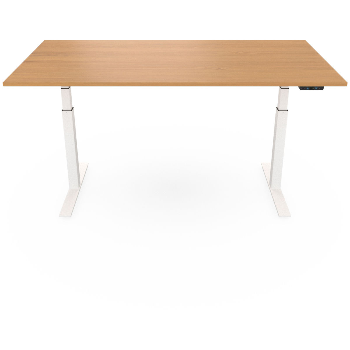 Verom Scrivania regolabile in altezza, 200 x 80 x 65-130 cm, nero