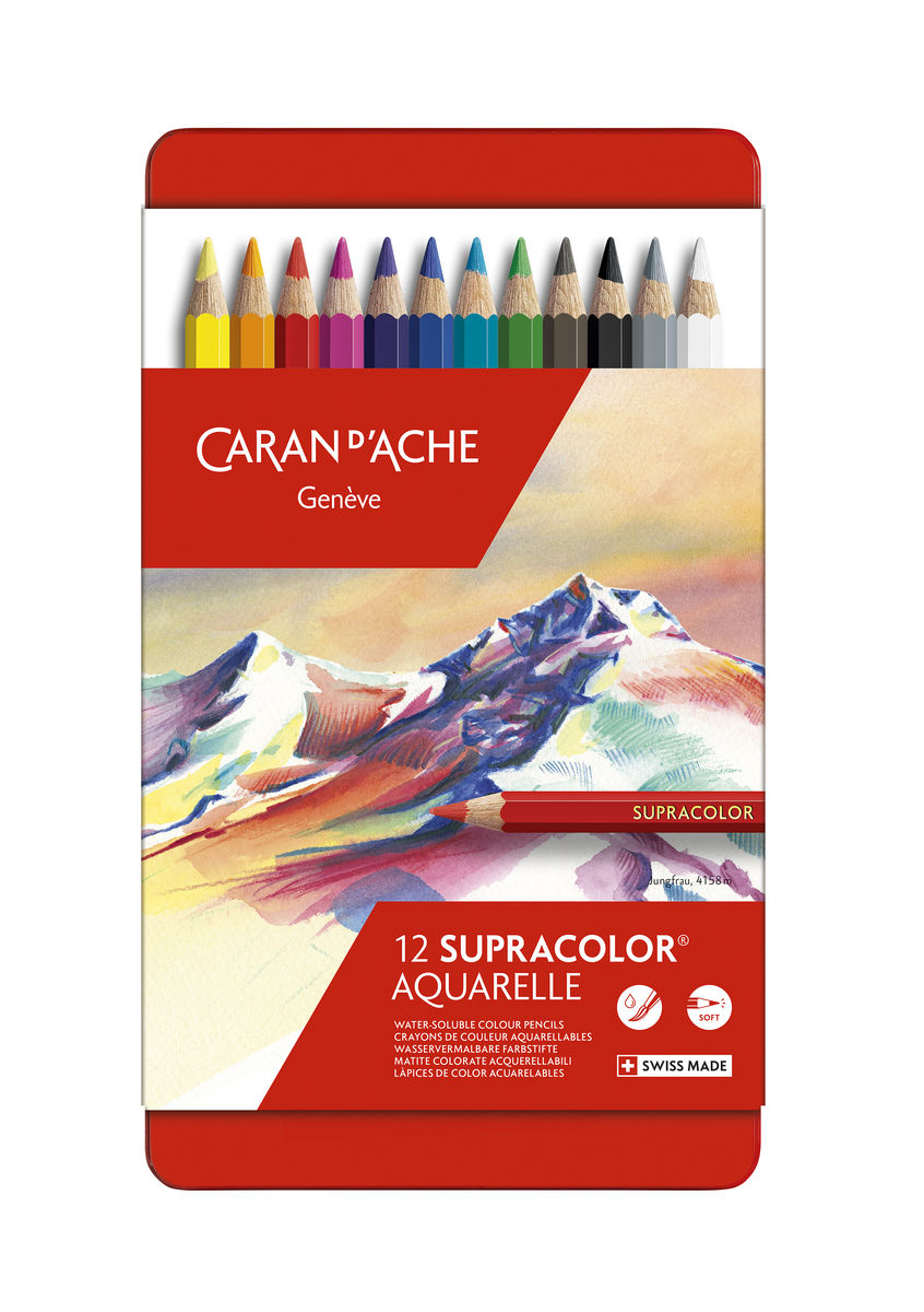 Caran d'Ache pastelli Soft Aquarelle Supracolor 18 colori