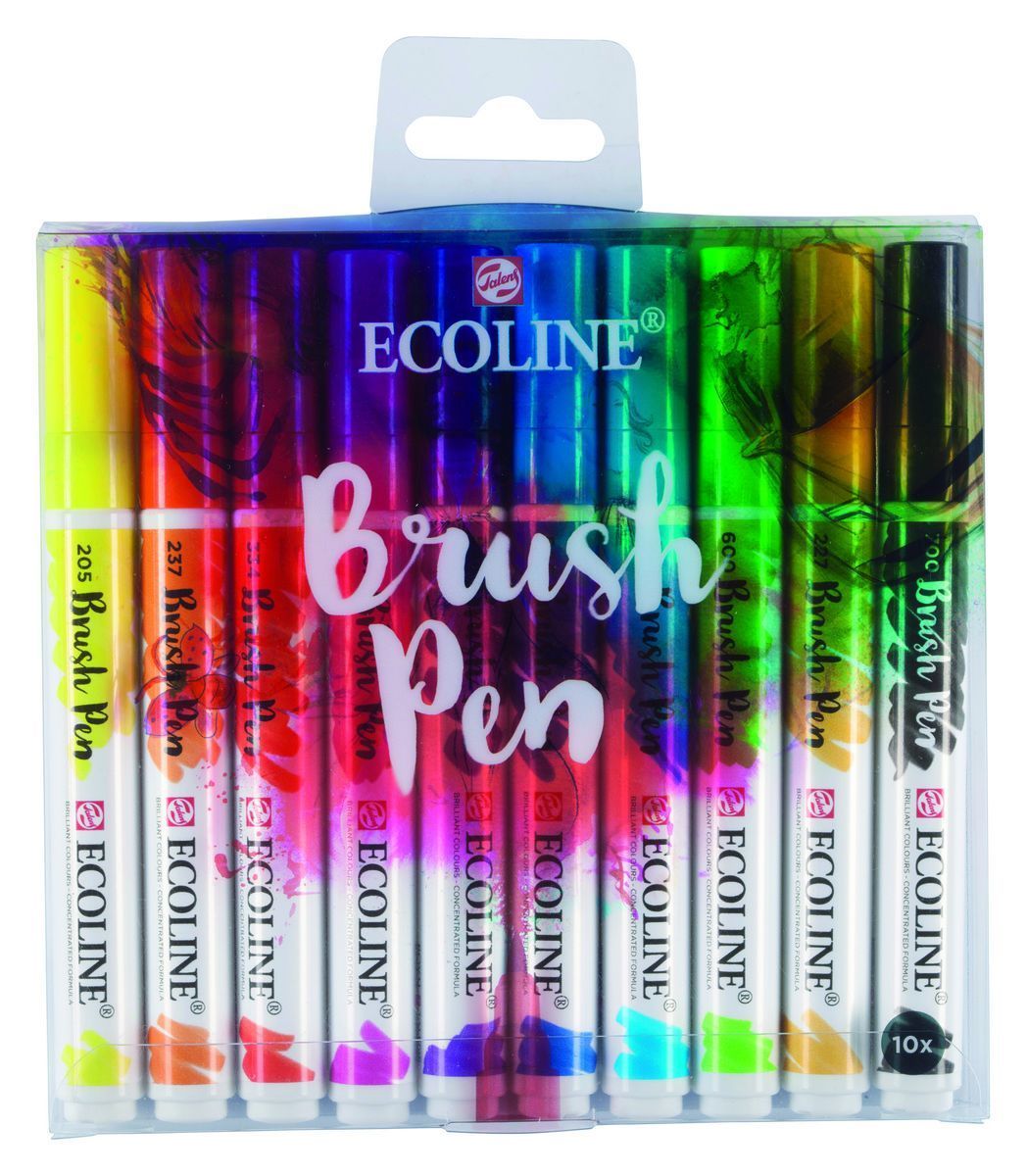 Ecoline Feutre aquarelle liquide, assorti