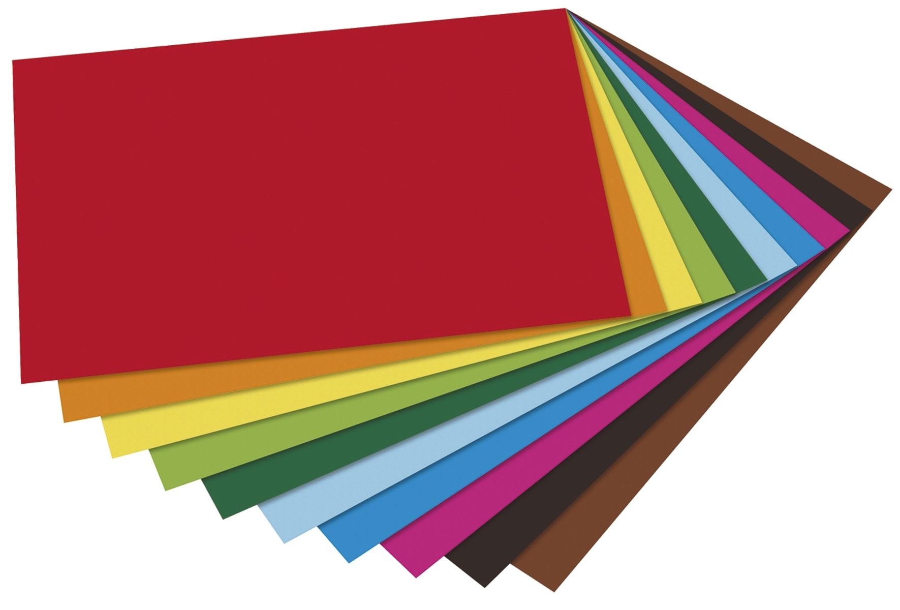 Cartoncino colorato, A3, 130 g/m², assortito, 50 fogli
