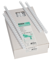 Peignes De Reliure Plastique 21 Anneaux - Lot De 50, Diamètre 28mm, Capacité 240 Pages | Pour Documents, Cahiers, Classeurs