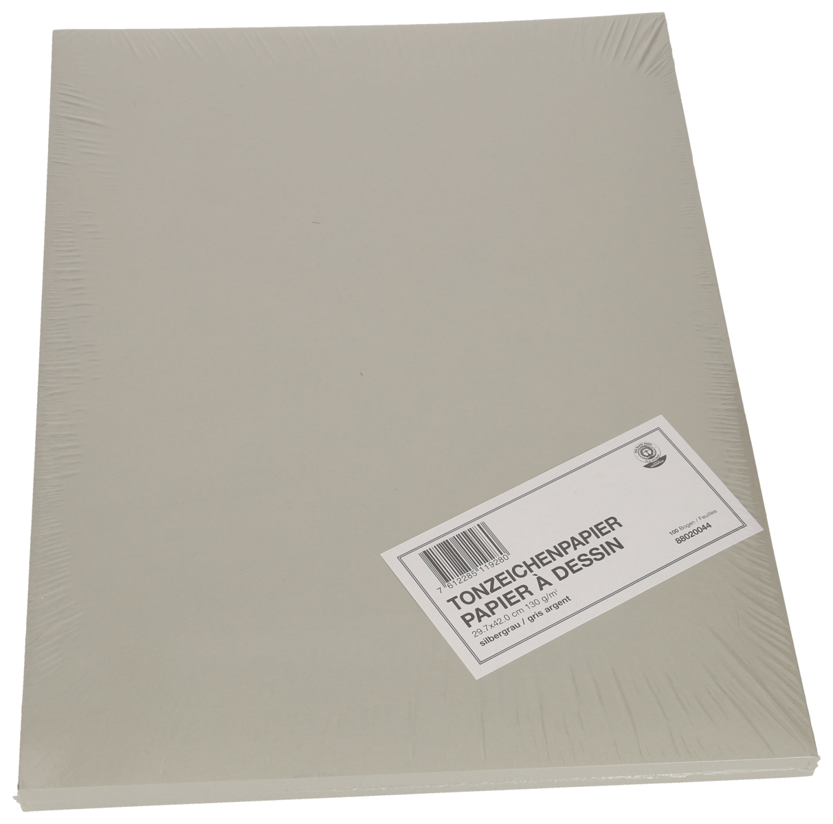 Papyrus Cartoncino colorato, A3, 130 g/m², grigio argento, 100 fogli