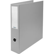 Biella Ordner 2xA5, A5, 8 cm, grau, quer