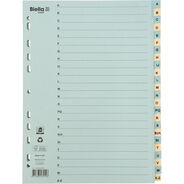 Biella Register, blau/gelb, A4, A-Z