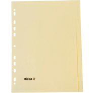 Biella Register, gelb, A4, 5-teilig