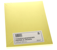 Papyrus Tonzeichenpapier, A4, 130 g/m², kanariengelb, 100 Blatt
