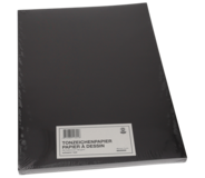 Papyrus Papier à dessin couleur, A3, 130 g/m², noir, 100 feuilles
