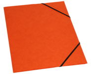 Exacompta Gummibandmappe 3 Klappen orange