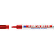 Edding Permanentmarker 3000, rot, 3 mm