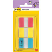 Post-it Sticky Index Strong, assortito, 38 x 25,4 mm, 3x 22 indici