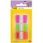 Post-it® Sticky Index Strong, assortito, 38 x 25,4 mm, 3x 22 indici