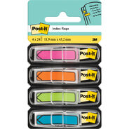 Post-it Segnapagina, assortito, freccia neon, 44 mm, 12 mm, 684-ARR4, 4 pezzi