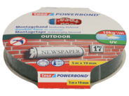 Tesa Montageband Powerbond, 19 mm x 5 m