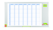 Nobo Wochenplaner Performance Plus, 60 x 103.5 cm, weiss