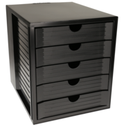 Han Schubladenelement, C4, schwarz, 5