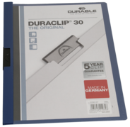 Klemmhefter Durable Duraclip 30 dunkelblau