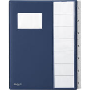 Pultmappe Biella Pronto 1-7 blau