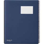 Pultmappe Biella Pronto A-Z blau