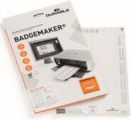 Durable Badgemaker, 75 x 40 mm, 145302, weiss
