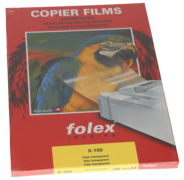 Folex Projektionsfolie, A4, 210 mm, 297 m, 100 mikr, X-100, 100 Stück
