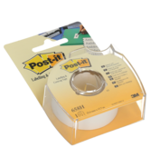Post-it Abdeck- und Beschriftungsband im Abroller, 25.4 mm x 17.7 m, weiss