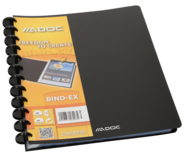 Sichtbuch Adoc A4 40 Taschen schwarz