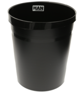 Han Papierkorb, schwarz, 18 Liter, 30.5 cm
