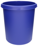 Han Papierkorb, blau, 30 Liter, 37.5 cm