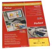 Folex Folie CLP-Adhesive, A4, 210 mm, 297 m, 50 mikr, CLP Adhesive P CL, 50 Stück