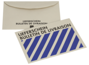 Elco Faktura/Lieferschein Couvert C6, blau, 500 Stück
