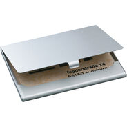 Sigel Visitenkarten-Etui, Aluminium, silber, 92 mm