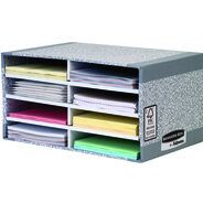 Fellowes BankersBox Ablagesystem 8, grau/weiss
