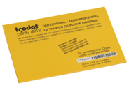 Trodat Gutscheine für Textplatten