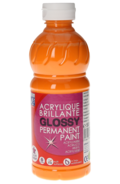 Acrylfarben Glossy, goldgelb, 500 ml